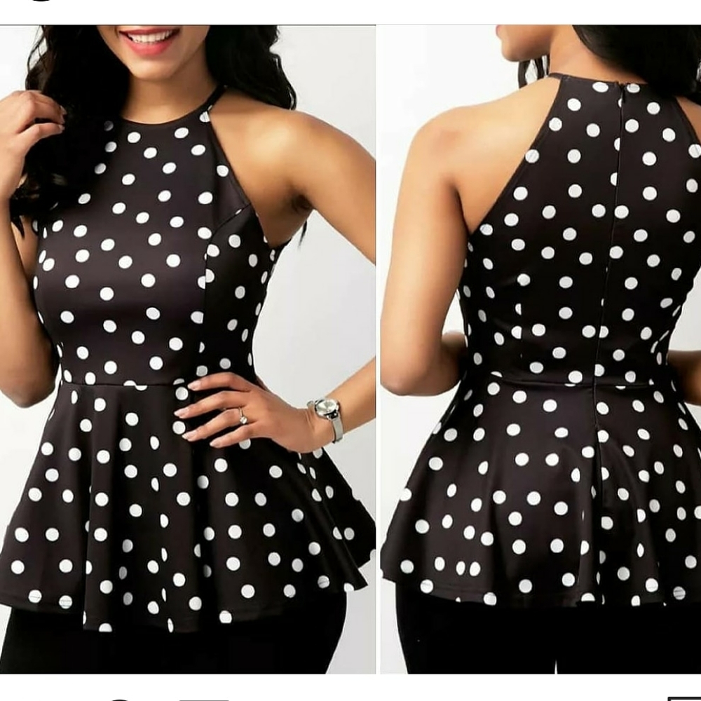 Nwot Polka-dots shirt